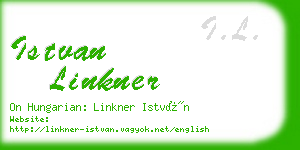 istvan linkner business card